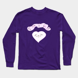 Tater tot the cat heart Long Sleeve T-Shirt